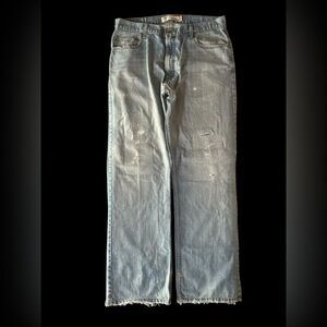 Men’s Levi’s distressed 569 loose straight jeans 36/34